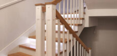 Schody dębowe w stylu angielskim - środek