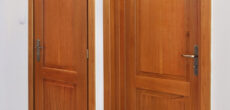 Drzwi wewnętrzne z drewna dębowego